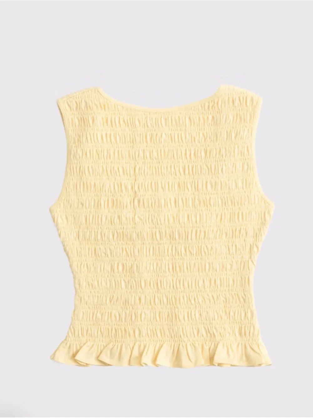 Abercrombie 2-in-1 Reversible Smocked Top - Yellow - Picture 3 of 5